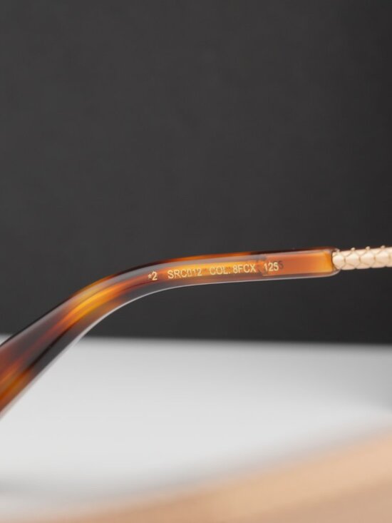 Roberto Cavalli SRC012M 8FCX Shield Sunglasses – Shiny Copper Gold\\Copper